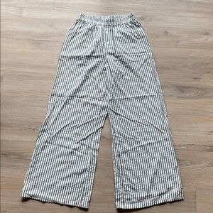 Sincerely Jules Black and White Striped Pants